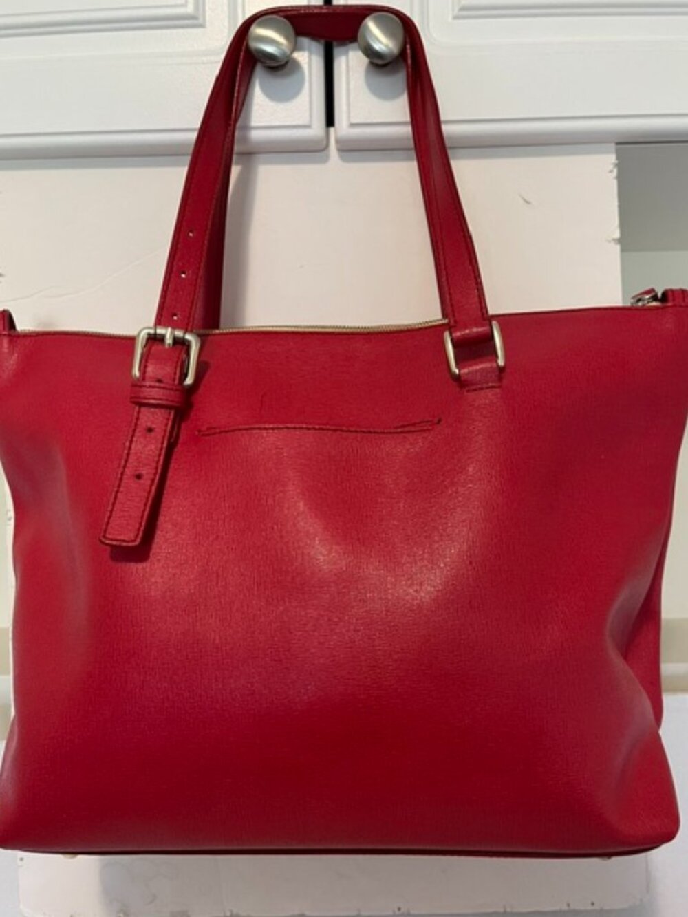 Eterna Roma large red shoulder bag.